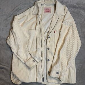 Levi's cream corduroy jacket